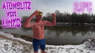 ATOMBLITZ VON LINKS - HARDCORE SNOW ICE WINTER SWIMMING IN THE MIGHTY RIVER MOACH -PAYBACKTIME