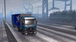 581 / ETS 2 V1.36 / Test Drive Mercedes Actros MP1 / Калуга(RU) - Волжский(RU)