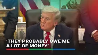 Trump says Justice Department owes him money, vows to donate any payout to charity | ABS-CBN News