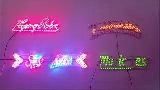 enseignes lumineuses pour maquette cummons scale amusements