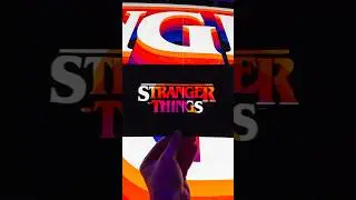 Remaking the Stranger Things intro with 150 paper cutouts #strangerthings