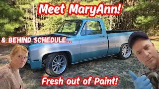 We finally finish up the paint and body assembly work on our project c10, lovingly named MaryAnn.