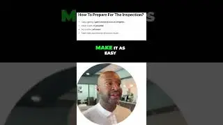 Inspection: Preparing For Inspections 🗒️