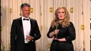 [Oscar Ceremony 2013] - ADELE Receives Best Song SKYFALL