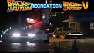Back To The Future GTAV Clock Tower Scene