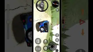 Modified Mahindra Thar 👿 new driving long jump challenge 🎯 Indian Cars Simulator 3D gadi wala games