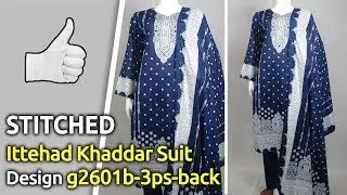 Latest&nbsp;ITTEHAD&nbsp;Winter Collection 2019 | Pakistani Stitched Winter Suits | Design g2601b-3ps-back