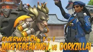 MikeyFREAKINGv vs DorkzillaI - Overwatch 1v1