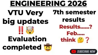 vtu Big updates 🤯⁉️|| 7th sem results date fixed|| When it announced #vtu #likeandsubscribe #results