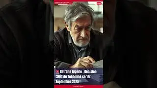 🚨 Retraite Alg&eacute;rie : D&eacute;cision CHOC de Tebboune ce 1er Septembre 2025 !