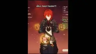 Genshin Impact | Best Healer Diluc Build