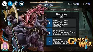 Gems of War In the Soulforge (Centuragon, Obsidius, The Archdeva... DON'T Craft These Weapons!)