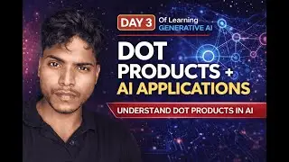 How a Neuron Thinks (Dot Product in AI) | Day 3 | Neural Networks Explained | Linear Algebra