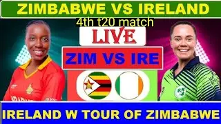 live match today||Ireland w vs Zimbabwe w 4th T20 match 2024||Ireland w tour of Zimbabwe w