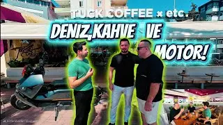 Alanya'da Denize Sıfır Bu Cafeye Bayılacaksınız! | BMW CE 04 Testi! | Tuck Coffee Vlog