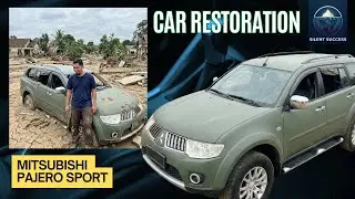 Disaster Recovery: Restoring a Flooded Pajero Sport Full of Mud & Rust