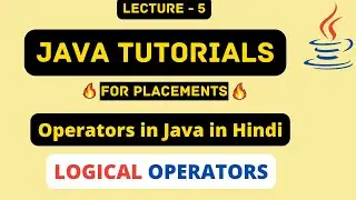 Logical Operators Examples in java (Hindi) || java logical operators kya hote h