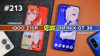 DUEL SENGIT HP ADEM! - iQOO Z10R vs INFINIX GT 30 5G, Lebih Baik Siapa?