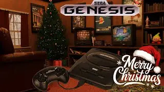 Ретро Рождество с Sega Genesis (2025):играю на реальной консоли!