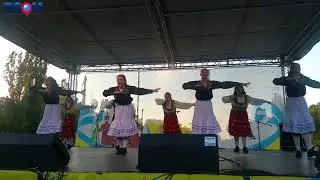 Beautiful Turkish girls | dancing at the festival | in Romania