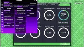 BusinessManager - Gana Miles De Millones - Mod Menu Cherax - Script Codax GTA-V Enhanced 🤑