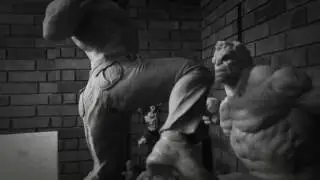 1/4 Scale Battle diorama Work in progress.