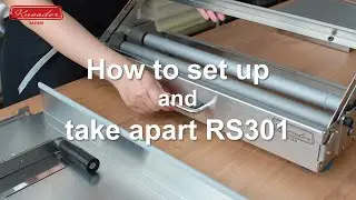Dough Sheeter RS301: How to set up RS301