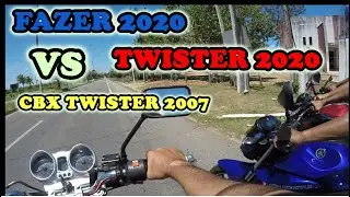 FAZER 250 2020 VS CB TWISTER 2020 VS CBX TWISTER 2007 / QUEM SER&Aacute; QUE GANHOU?