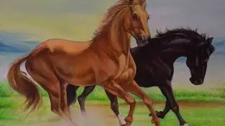 Acrylic Painting Tutorial|Easy Horse 🐎 Painting For Beginners|@ArtworkRuchika @AhamArt
