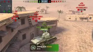 Wot Blitz: M6 Scout Medal Combat | Desert Sands