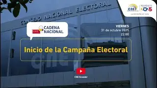 CADENA NACIONAL: Inicio de campa&ntilde;a electoral del Refer&eacute;ndum y Consulta Popular 2025