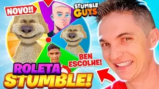 TALKING BEN MANDA NA ROLETA STUMBLE DO STUMBLE GUYS😱