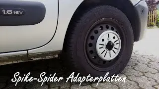 Spike Spider in 30 sec auf den Rädern, Adapterplatten montieren (Teil 1)