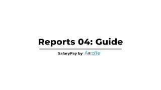 How to View Reports in SalaryPay - Part 04 | Singapore Payroll Software Tutorial by Acrafile