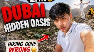 Dubai hidden oasis ✨️ hiking 🚶&zwj;♀️ adventure to hidden oasis you won't believe exists 😉 
