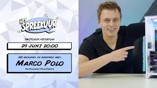 HET SPREEKUUR S03E08: MARCO POLO OVER LASTIGE JEUGD, BELANGRIJKE OOM EN VOORLIEFDE VOOR COMPUTERS