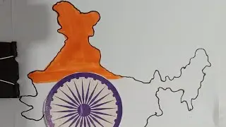 India map drawing#how to draw Indian map#very easy india map#