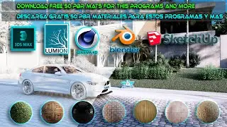 Download Free (50 Materials PBR Pack 2, for Lumion, 3DS Max, Cinema 4D, Blender, SketchUp and more)