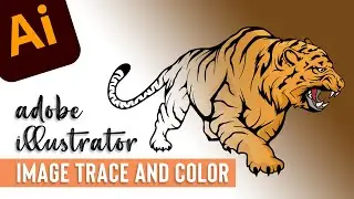 Adobe Illustrator image trace tutorial with live paint - pixmentor