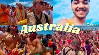 #@hare kirshna 👏🪘 daily kirtan@#Bondi Beach Sydney@#, 🏖️ AustraliaBeach