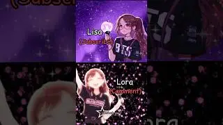 lisa vs lora #trending #shorts #subscribe #aestheticstarv #blackpink #kpop#millionviews #fypシ゚viral