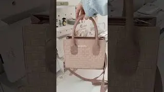 Unboxing the cutest Bag 🎀 Aesthetic Temu Finds #aesthetic #cutebag #cutehaul #temufinds