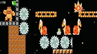 super luigi power up #shorts video in super mario maker 2 4K gameplay
