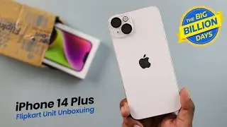 iPhone 14 Plus Unboxing Flipkart Big Billion Days Sale Unit ₹58,000