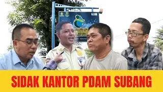 Sidak Kantor PDAM Subang yang Dijaga Ketat