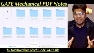 GATE Mechanical hand written pdf notes by Harshvardhan Singh