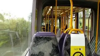 Ride On LUAS Tram 5007 From Ballyogan Wood To Brides Glen Full Run
