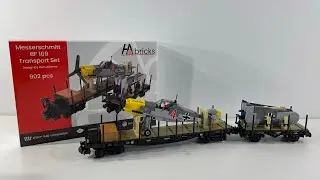 LEGO Trains - HA Bricks Messerschmitt BF 109 Transport Set Review