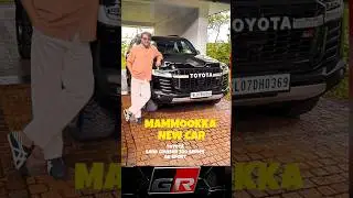 Mammootty New Car #shorts #car #toyota #mammootty