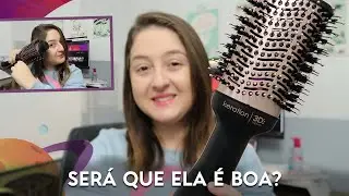 TESTEI A ESCOVA SECADORA GAMA KERATION 3D: SERÁ QUE É BOA?